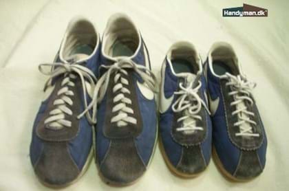 Rensning af sure sko