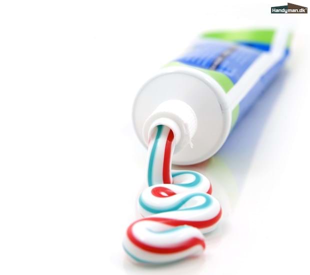Rengøring af tandpastapletter