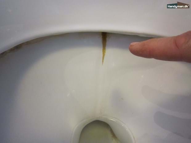Rengøring af kalk i toilet