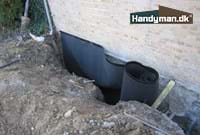 Fugtsikring af kælder med grundmursplade