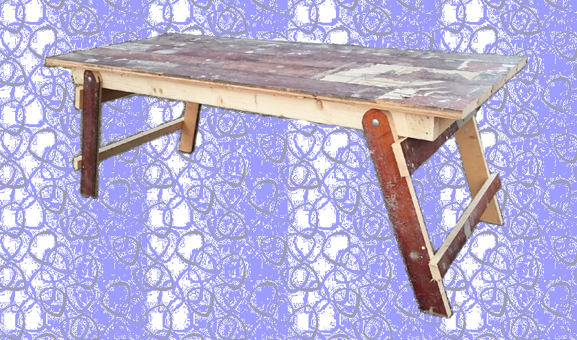 Prædike Misvisende kran Lav selv et bord af gamle gulvbrædder | Plankebord af gamle gulvbrædder