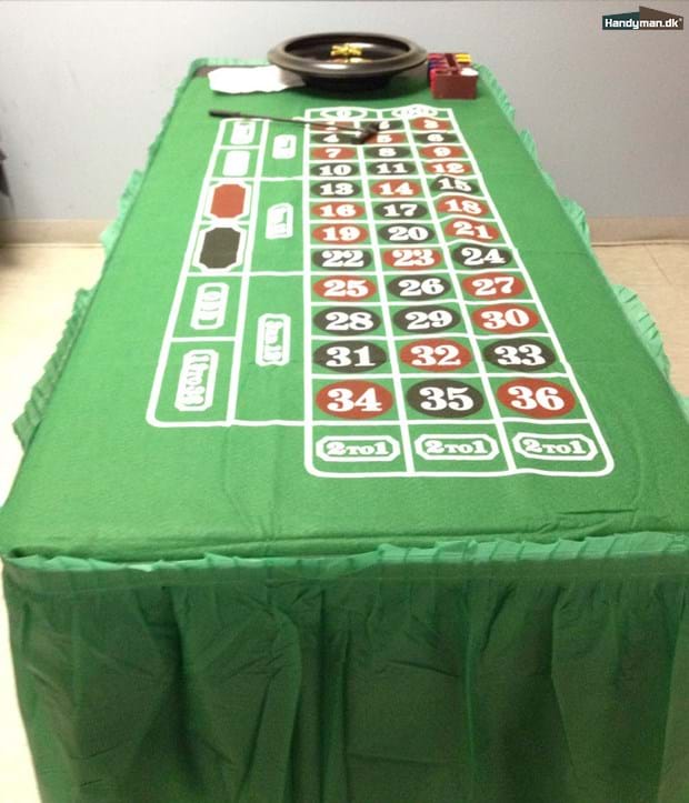Det topfede roulettebord til slyngelstuen