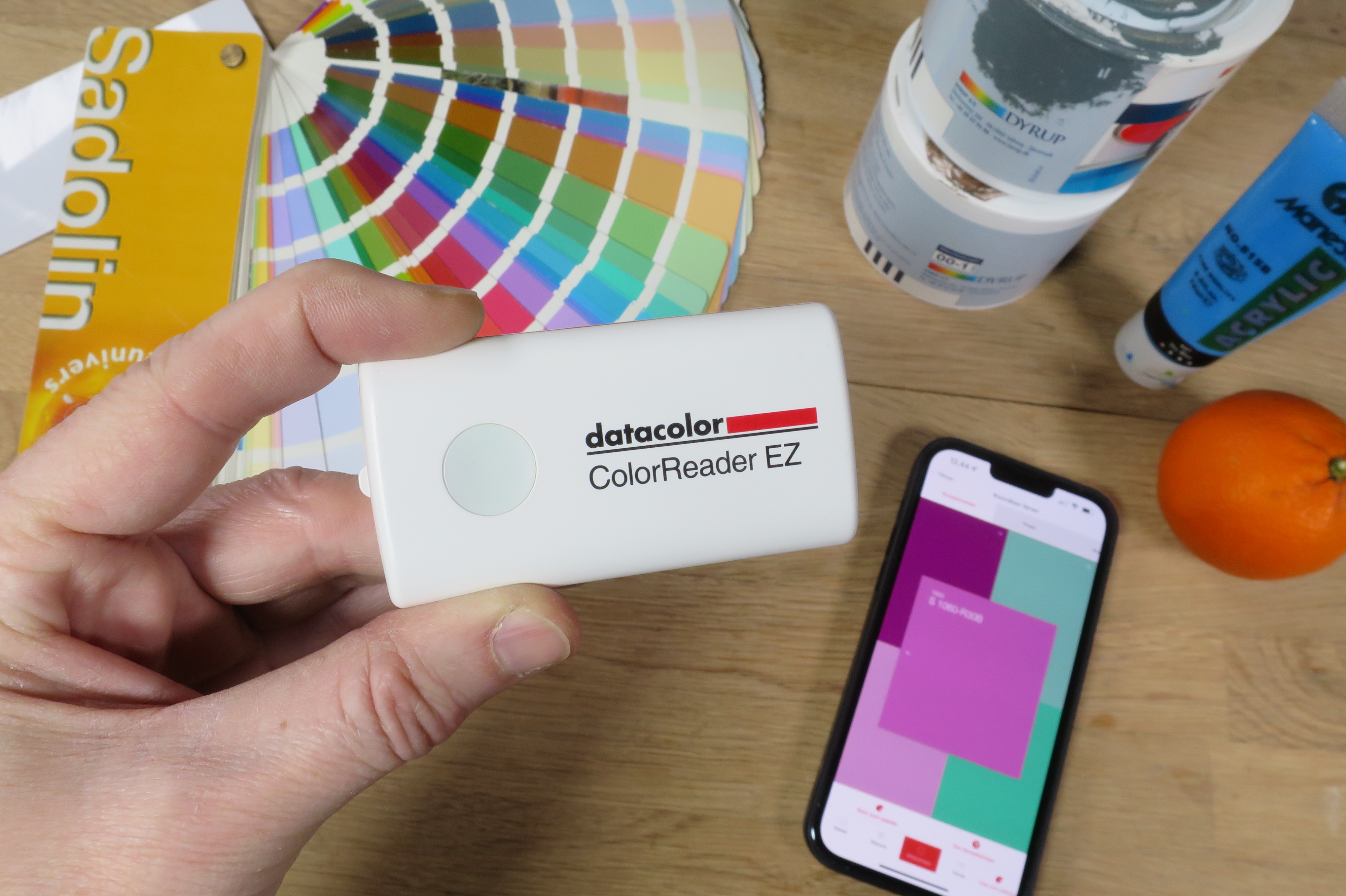 Find farvekoden med en farvescanner