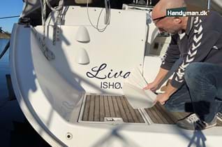 Sådan skifter du navn på din båd