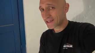 Maling af skorsten med løbesod