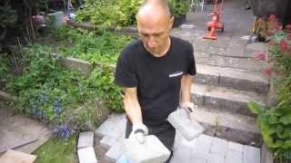 Lægning, tilpasning og tilskæring af herregårdssten