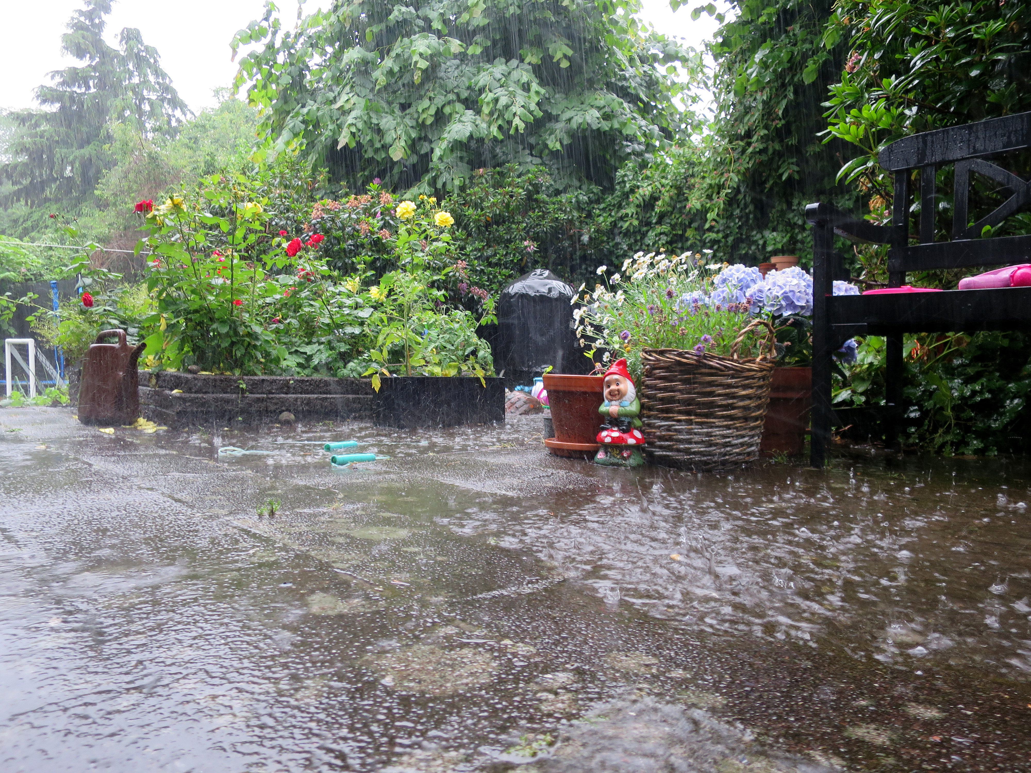 Skybrudssikring af terrasser og belægninger